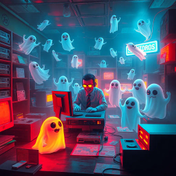 Haunted Byte: Who's This? - Text-based game