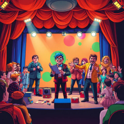 Whose Game Is It Anyway? - Text-based game