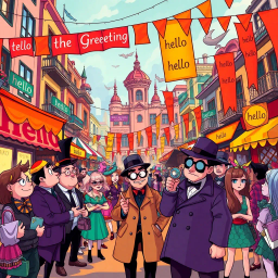 Whose Hello Is It Anyway? - Text-based game