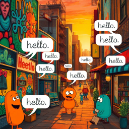 Whose Hello Is It Anyway? - Text-based game