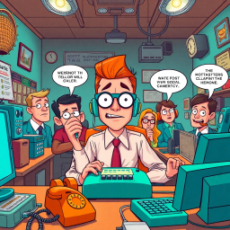 Dial-Up Drama - Text-based game