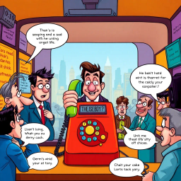 Whose Hello Is It Anyway? - Text-based game