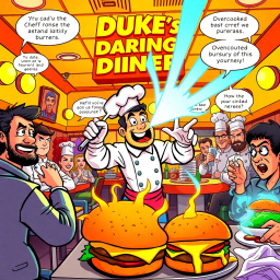 Duke's Daring Diner - Text-based game