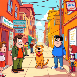 Whose Hello Is It, Anyway? - Text-based game