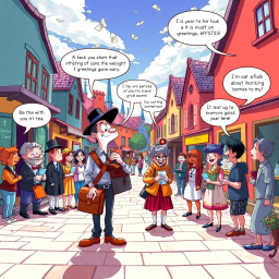 Whose Hello Is It Anyway? - Text-based game