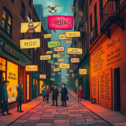 Whose Hello Is It Anyway? - Text-based game