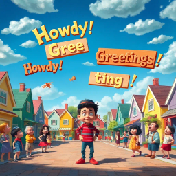 Whose Hello Is It Anyway? - Text-based game