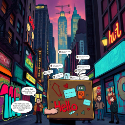 Whose Hello is it Anyway? - Text-based game