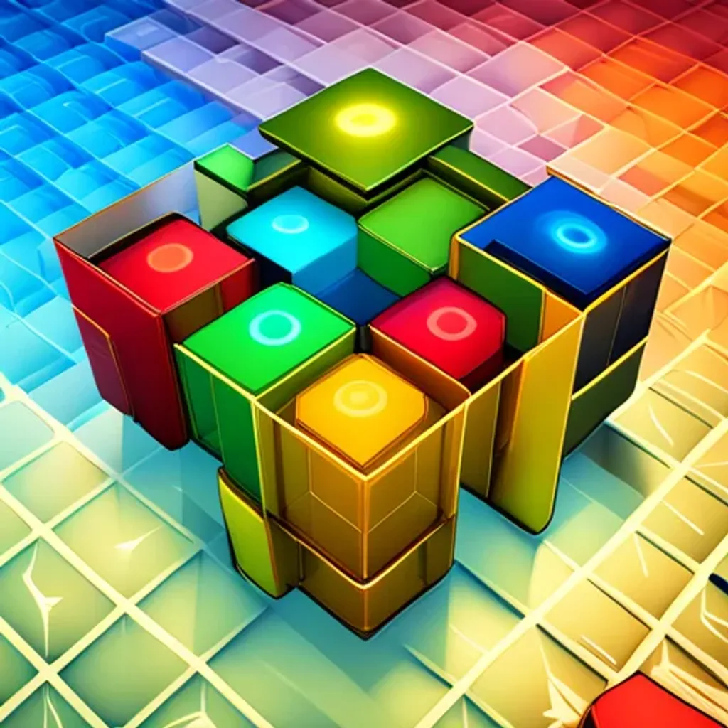 Spinning Math Cube