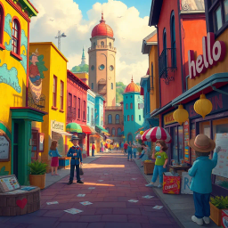 Whose Hello Is It Anyway? - Text-based game