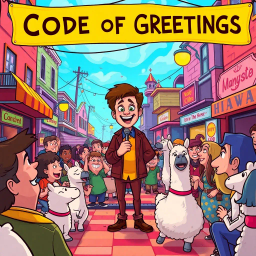 Whose Hello Is It Anyway? - Text-based game