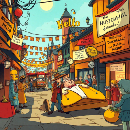 Whose Hello Is It Anyway? - Text-based game