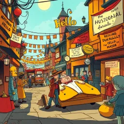 Whose Hello Is It Anyway? - Text-based game