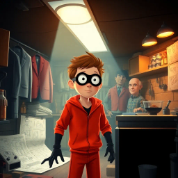 Mom's Secret Agency - Text-based game