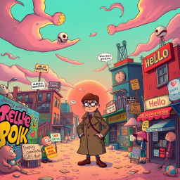 Whose Hello Is It Anyway? - Text-based game