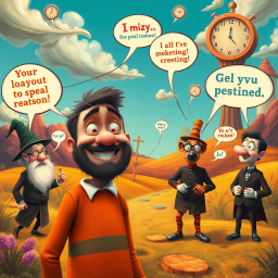 Whose Hello Is It Anyway? - Text-based game