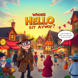 Whose Hello Is It Anyway? - Text-based game