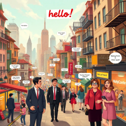 Whose Hello Is It Anyway? - Text-based game