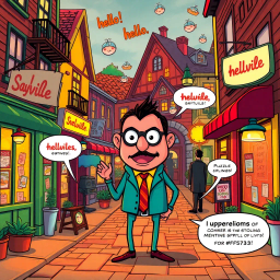 Whose Hello Is It Anyway? - Text-based game