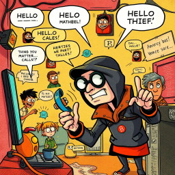 Whose Hello Is It Anyway? - Text-based game