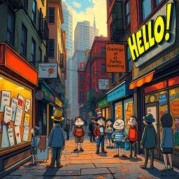 Whose Hello Is It Anyway? - Text-based game