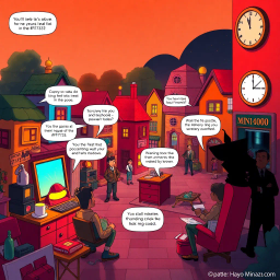 Dark Comedy Mystery text games