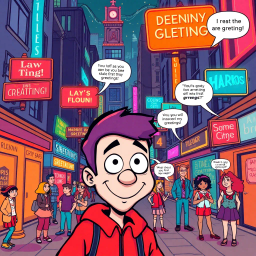 Whose Hello Is It Anyway? - Text-based game