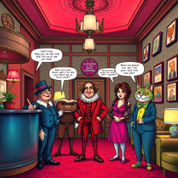 Whose Hello Is It Anyway? - Text-based game