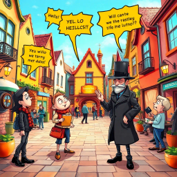 Whose Hello Is It Anyway? - Text-based game