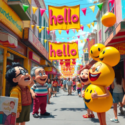 Whose Hello Is It Anyway? - Text-based game