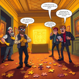 Artifact Heist: The Hilarious Hunt - Text-based game