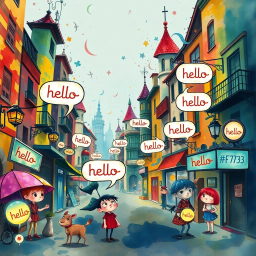Whose Hello Is It Anyway? - Text-based game