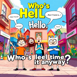 Who's Hello Is It Anyway? - Text-based game