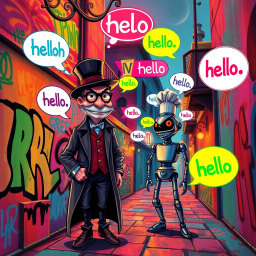 Whose Hello Is It Anyway? - Text-based game