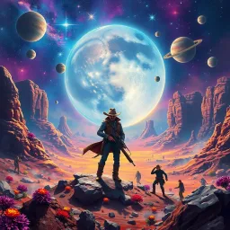 Cosmic Rodeo: Bounty Hunter Odyssey - Text-based game