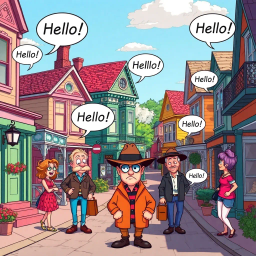 Whose Hello Is It Anyway? - Text-based game