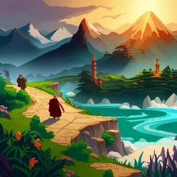 The Silk Smuggling Monks - Text-based game