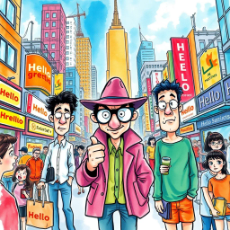 Whose Hello Is It Anyway? - Text-based game