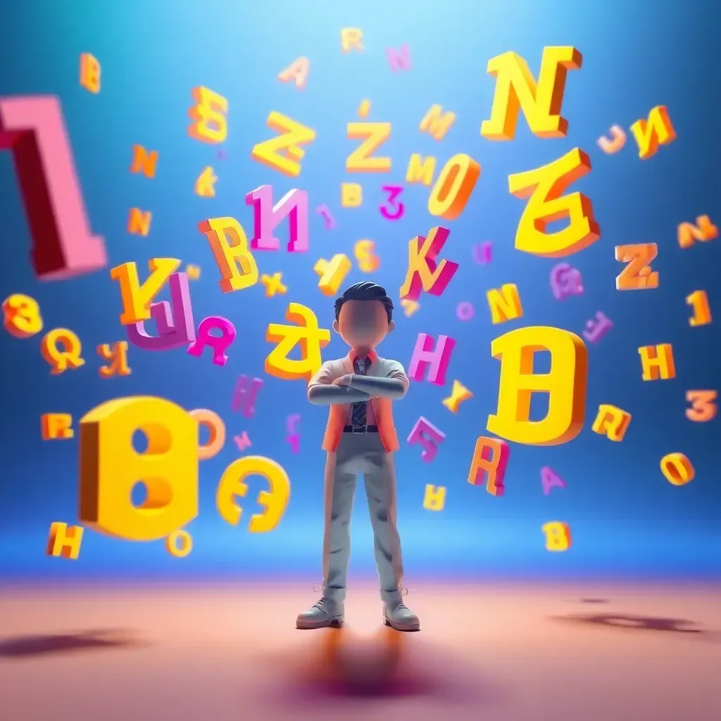 Spinning Glyphs