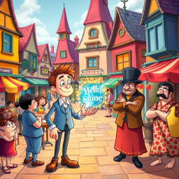 Whose Hello Is It Anyway? - Text-based game