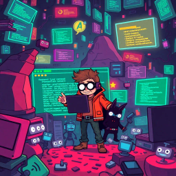 Satirical Adventure text games