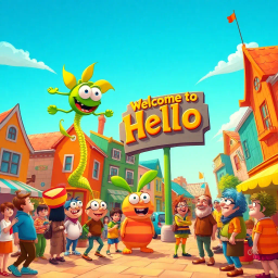 Whose Hello Is It Anyway? - Text-based game