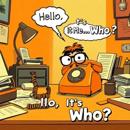 Hello, It's Me... Who? - Text-based game