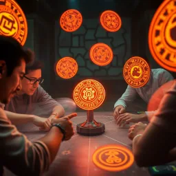 Spinning Glyphs - Text-based game