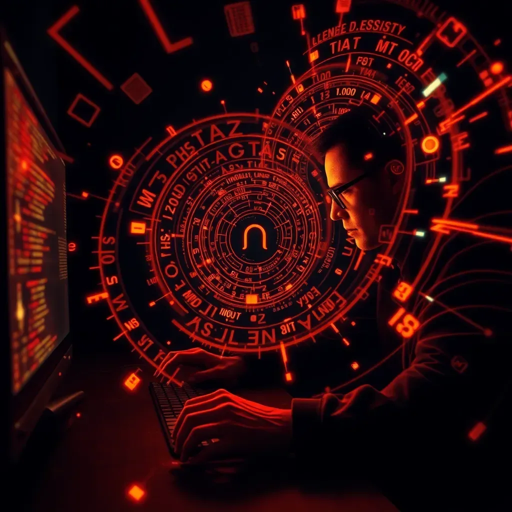 Spinning Glyphs