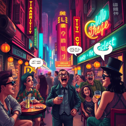 Interactive Comedy text games