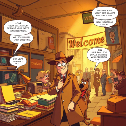 Comedy Mystery text games