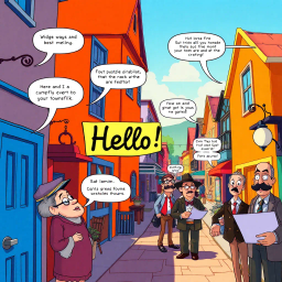 Whose Hello Is It Anyway? - Text-based game