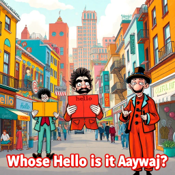 Whose Hello Is It Anyway? - Text-based game