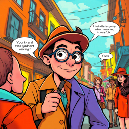 Whose Hello Is It Anyway? - Text-based game